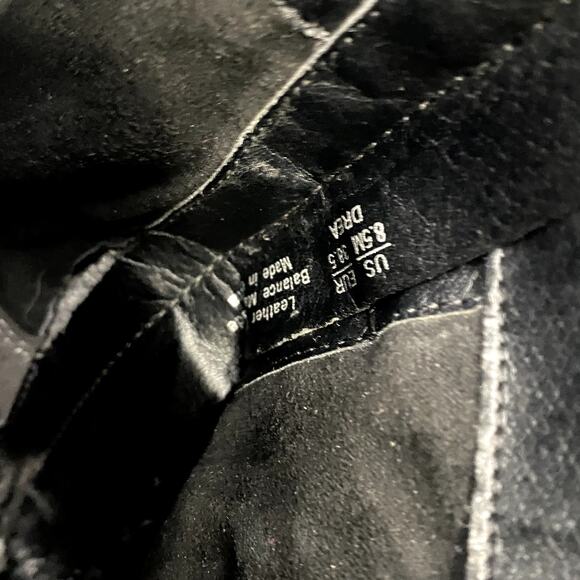 Sam Edelman Studded Buckle Leather Boots Punk Gothic Rocker Womens Size 8.5 - Picture 16 of 16